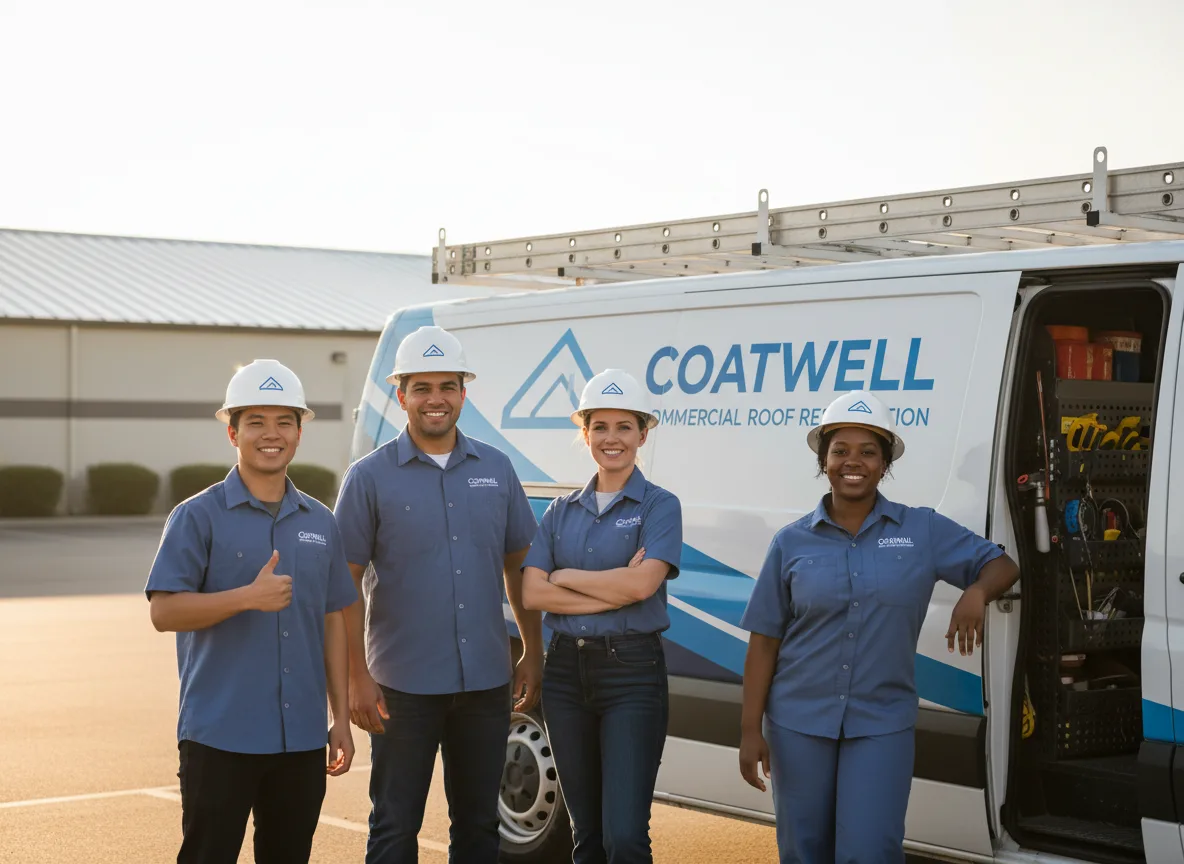 Commercial roof coating company in Bradley, OK